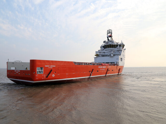 Energy Empress, a Golden Energy Offshore Platform Supply Vessel of the PX121 design.
