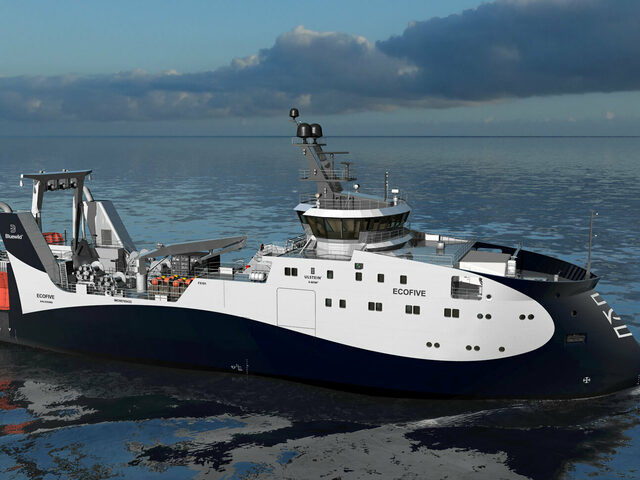 ULSTEIN FX101 trawler design for Bluewild.