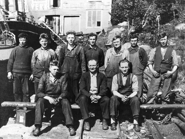 Martin Ulstein And His Colleagues At Ulstein Mek  Verksted Probably In 1927