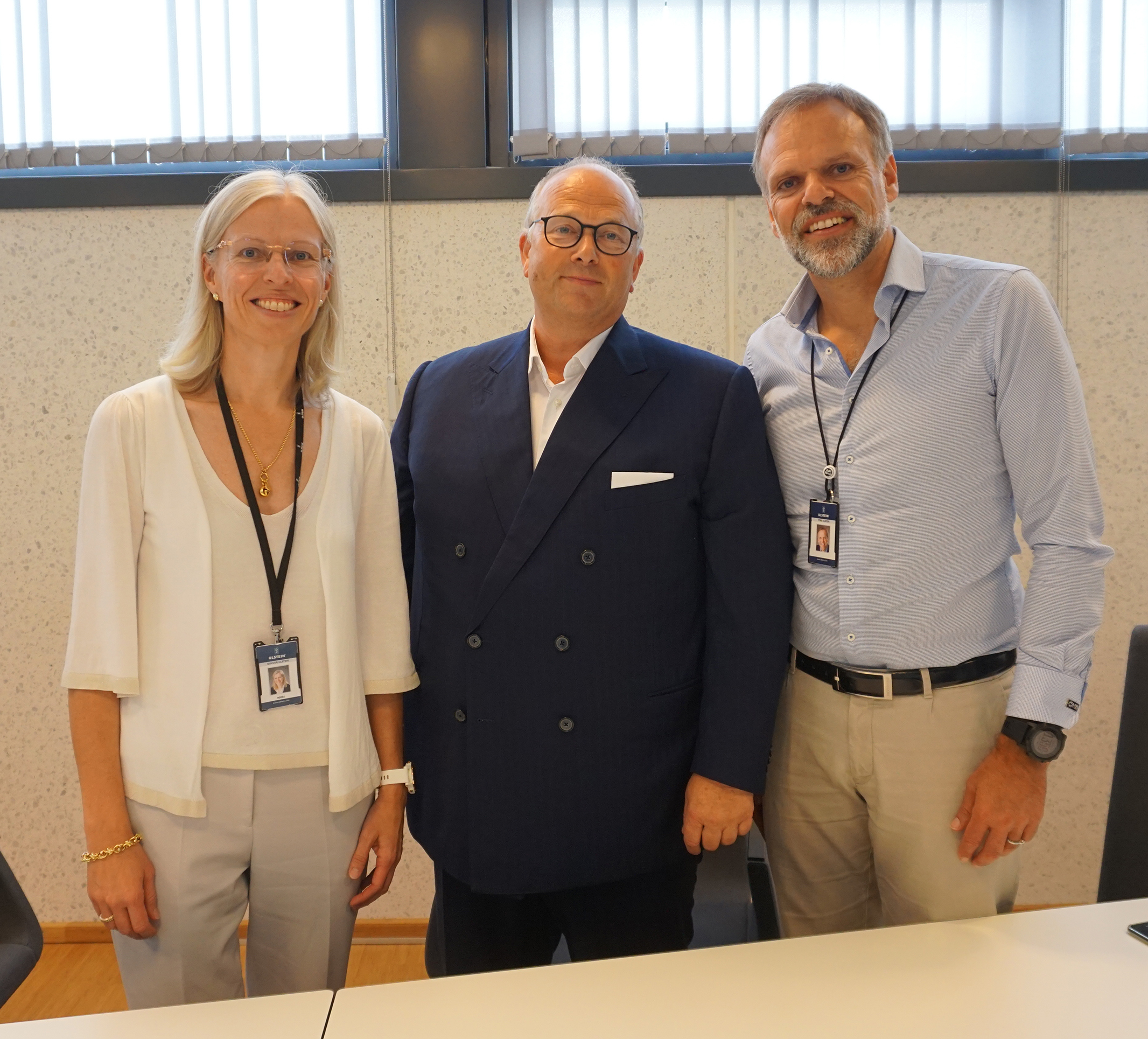 From left: Gunvor Ulstein - CEO Ulstein Group, Trond Kleivdal - CEO Color Line, and Tore Ulstein - deputy CEO Ulstein Group.