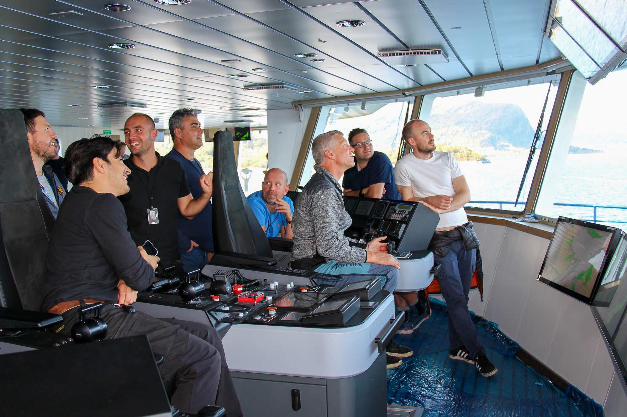 There is much focus on the test results during the sea trial.
