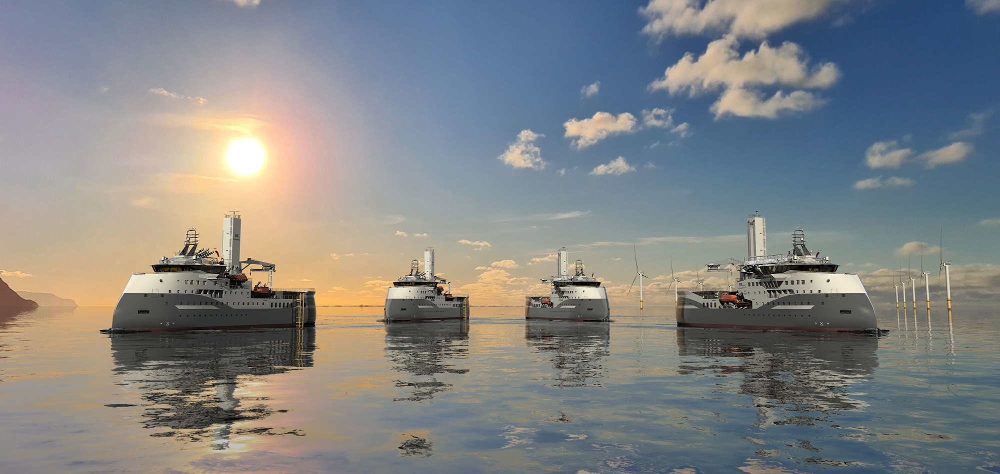 Olympic has ordered 2 (+2) CSOV TWIN X-STERN vessels of Ulstein design.